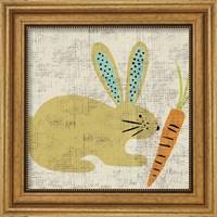 Framed 'Ada's Bunny' border=