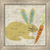 Framed 'Ada's Bunny' border=