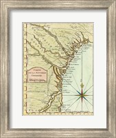Framed Petite Map of Georgia
