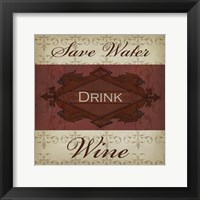 Framed Wine Phrases I