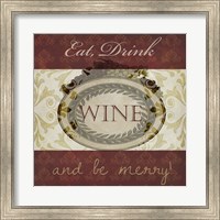 Framed Wine Phrases II