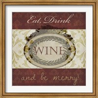 Framed Wine Phrases II