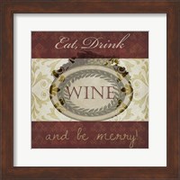 Framed Wine Phrases II
