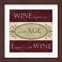 Framed Wine Phrases III