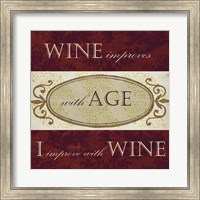 Framed Wine Phrases III