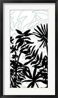 Framed Rainforest Ferns II