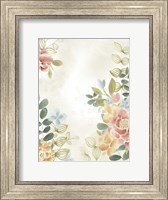 Framed Soft Flower Collection II