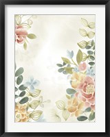 Framed Soft Flower Collection II