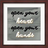 Framed Watercolor Quote II