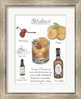 Framed Classic Cocktail - Old Fashioned