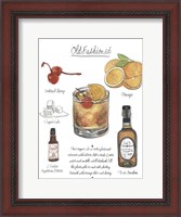 Framed Classic Cocktail - Old Fashioned