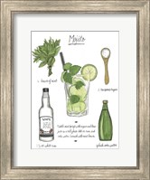 Framed Classic Cocktail - Mojito