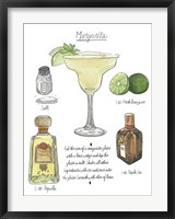 Framed Classic Cocktail - Margarita