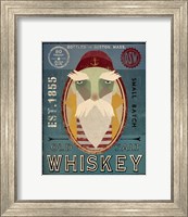 Framed Fisherman VIII Old Salt Whiskey