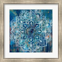 Framed Mandala in Blue II