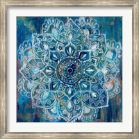 Framed Mandala in Blue II