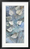 Silver Leaves I Framed Print