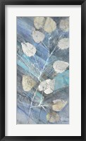 Silver Leaves II Framed Print