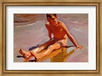 Framed Boy on the Beach