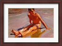 Framed Boy on the Beach