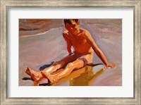 Framed Boy on the Beach