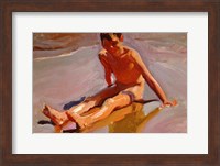 Framed Boy on the Beach