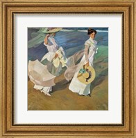 Framed Paseo a Orillas del Mar (Promende on the beach), 1909