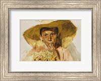 Framed Boy with Grapes