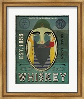 Framed Fisherman VII Old Salt Whiskey
