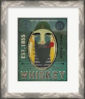 Framed Fisherman VII Old Salt Whiskey