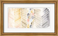 Framed Watercolor Chevron