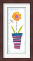 Framed Collage Flower I Border