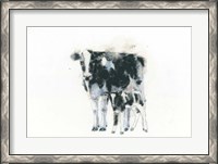 Framed Cow and Calf