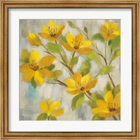 Framed Golden Bloom I