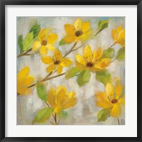 Framed Golden Bloom II