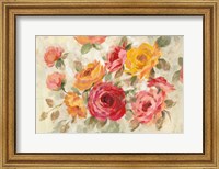 Framed Brushy Roses