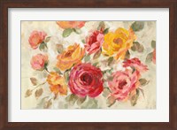 Framed Brushy Roses