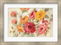 Framed Brushy Roses