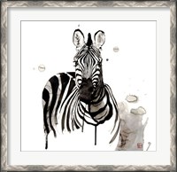 Framed Zebra I