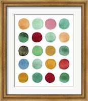 Framed Series Colored Dots No. I