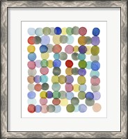 Framed Series Colored Dots No. II
