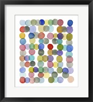 Framed Series Colored Dots No. II