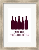 Framed Wine Sentiment I