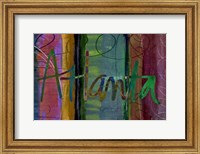 Framed Abstract Atlanta