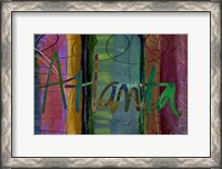Framed Abstract Atlanta