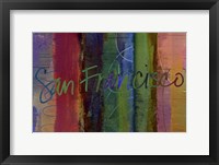 Framed Abstract San Francisco
