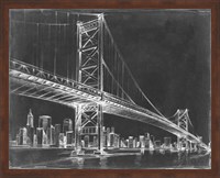 Framed Suspension Bridge Blueprint III