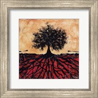 Framed Tree with Roots I