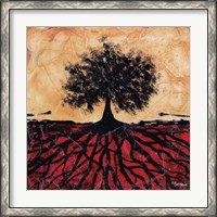Framed Tree with Roots I