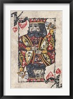 Framed King of Hearts